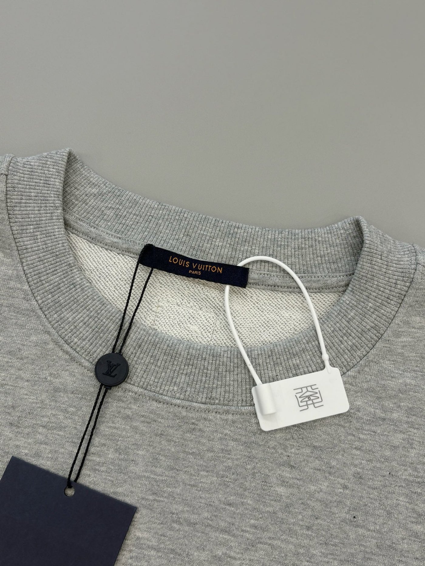250923 New high-quality fisherman embroidery round-neck sweatshirt