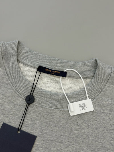 250923 New high-quality fisherman embroidery round-neck sweatshirt
