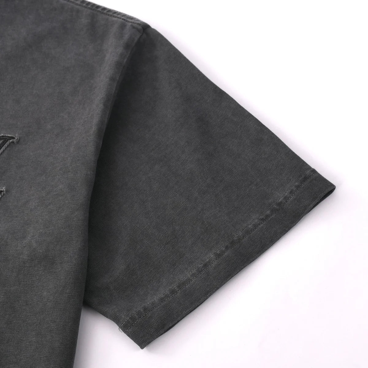 250604 New jacquard embroidery heavy work T-shirt