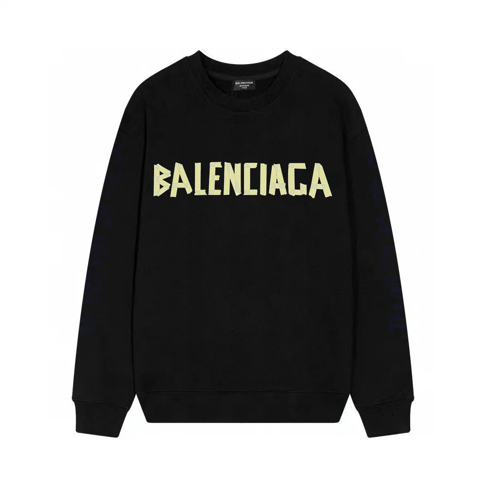 Adhesive Tape Print Sweatshirt