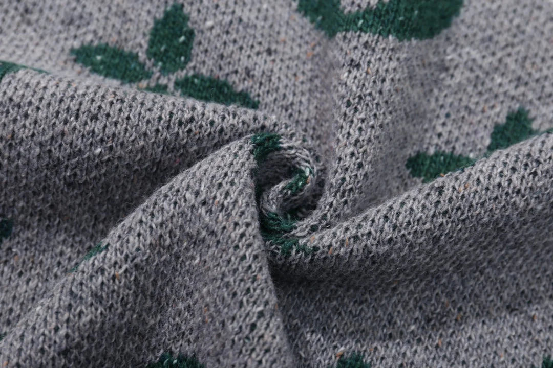 250908 New high-quality jacquard full-print knitted sweater