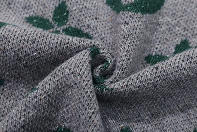 250908 New high-quality jacquard full-print knitted sweater