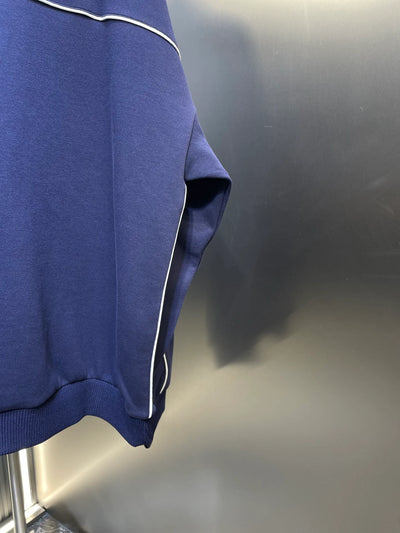 250813 New high-quality embroidered embossed zipper sweatshirt