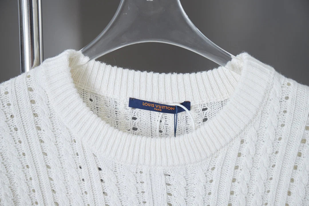 250902 New high-quality knitted logo sweater