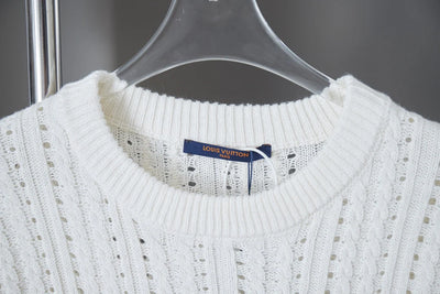 250902 New high-quality knitted logo sweater