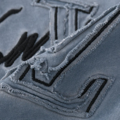 250604 New jacquard embroidery heavy work T-shirt