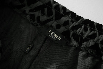 250218 New high quality full logo flocking velvet shorts