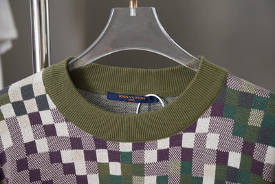 250923 New high-quality gradient Mosaic camouflage sweater