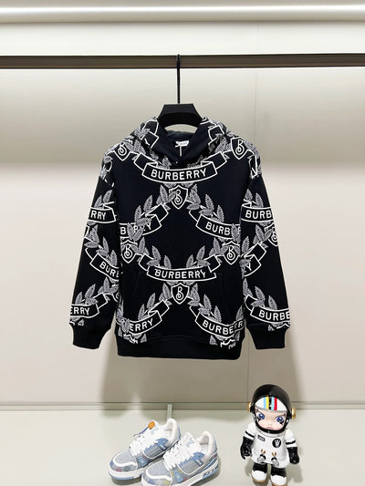 250923 New high-quality full-print custom fabric hooded sweatshirt