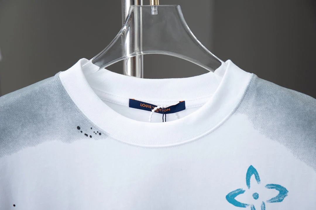 Gradient Pattern Printed T-Shirt