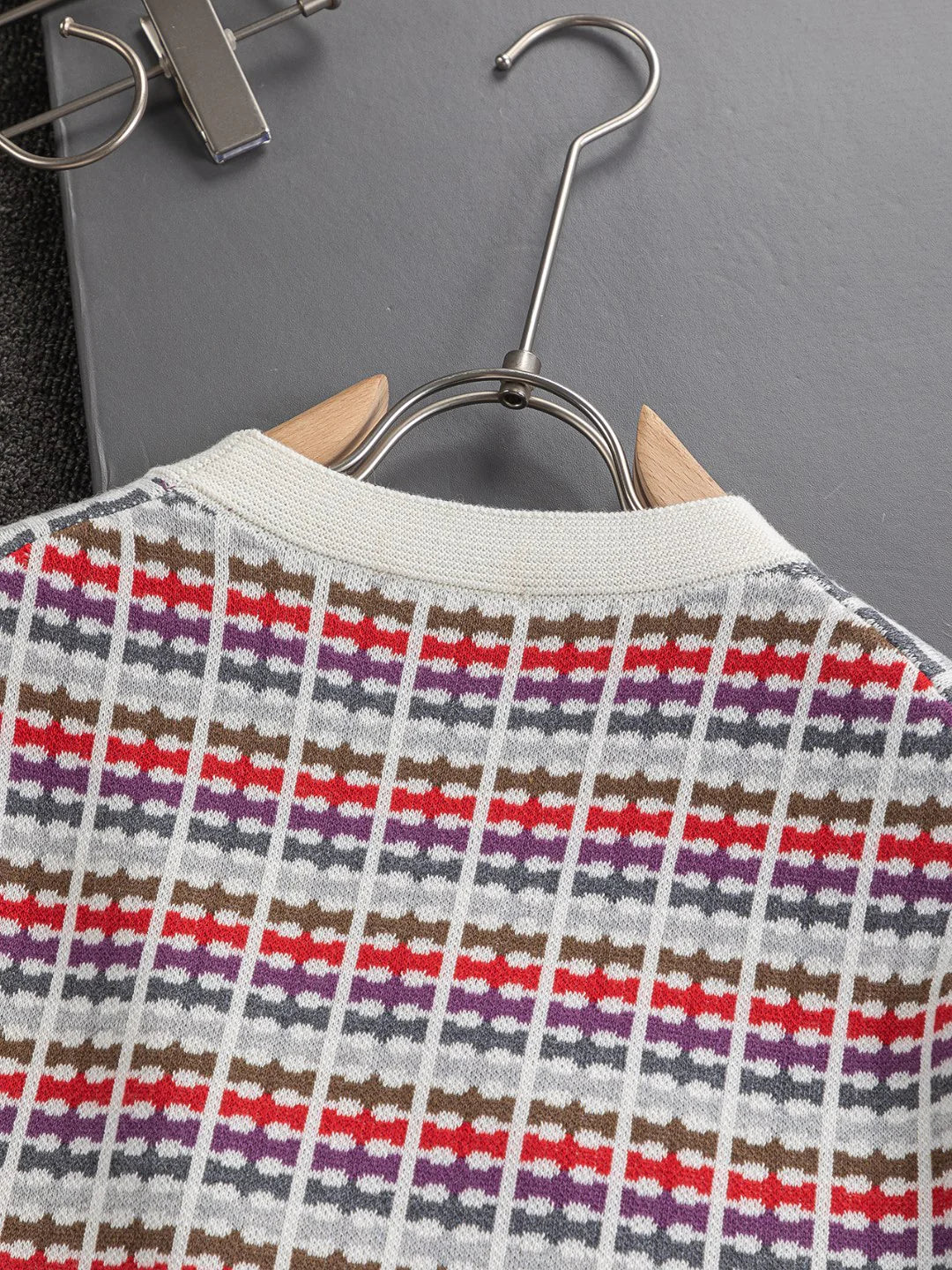 250908 New high-quality jacquard full-printed letter round-neck knit
