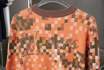 250923 New high-quality gradient Mosaic camouflage sweater