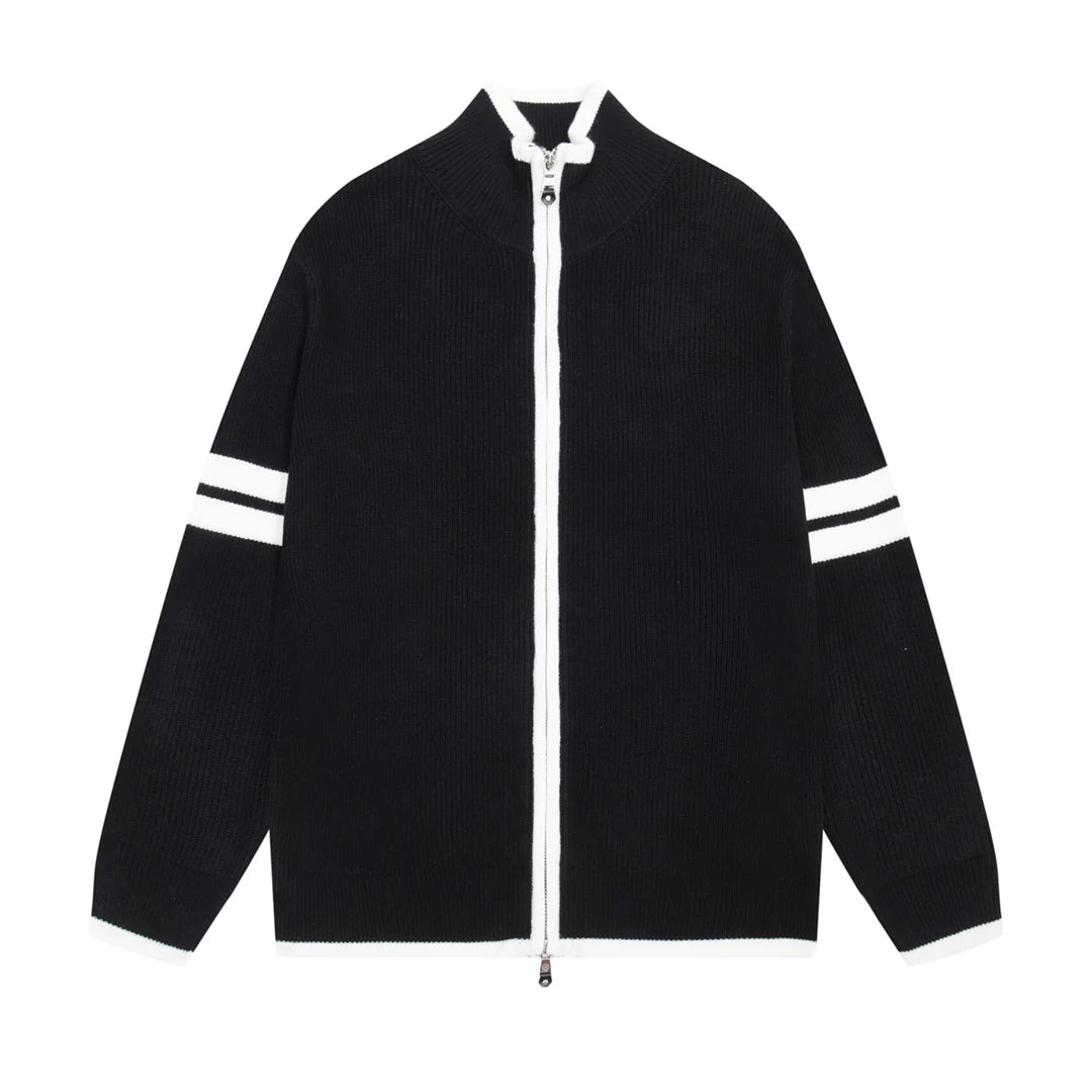 250923 New high-quality zipped wool coat