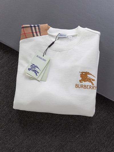 250908 New high-quality patchwork checkered sweatshirt