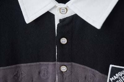 250908 New high-quality shirt collar patchwork sweater