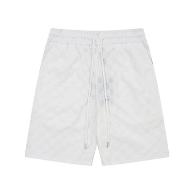 1211 New plaid jacquard towel shorts