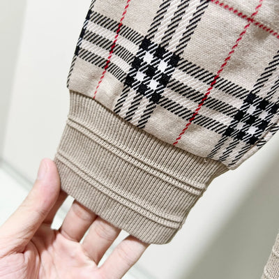 250923 A new high-quality full-print custom checkered casual hoodie