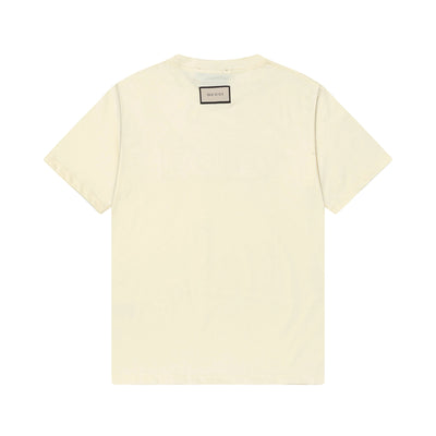 250408 New high-quality 3D embossed letter embossed T-shirt