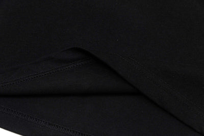 250408 New high-quality metal triangular label casual T-shirt