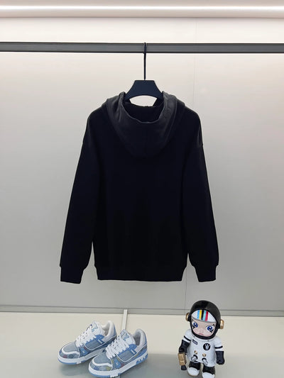250908 New high-quality fake pocket triangular label hooded sweatshirt