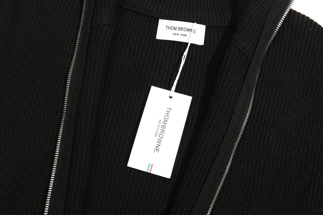 250923 New high-quality zipped wool coat