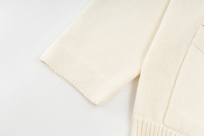 250908 New high-quality and simple wool knitted cardigan sweater