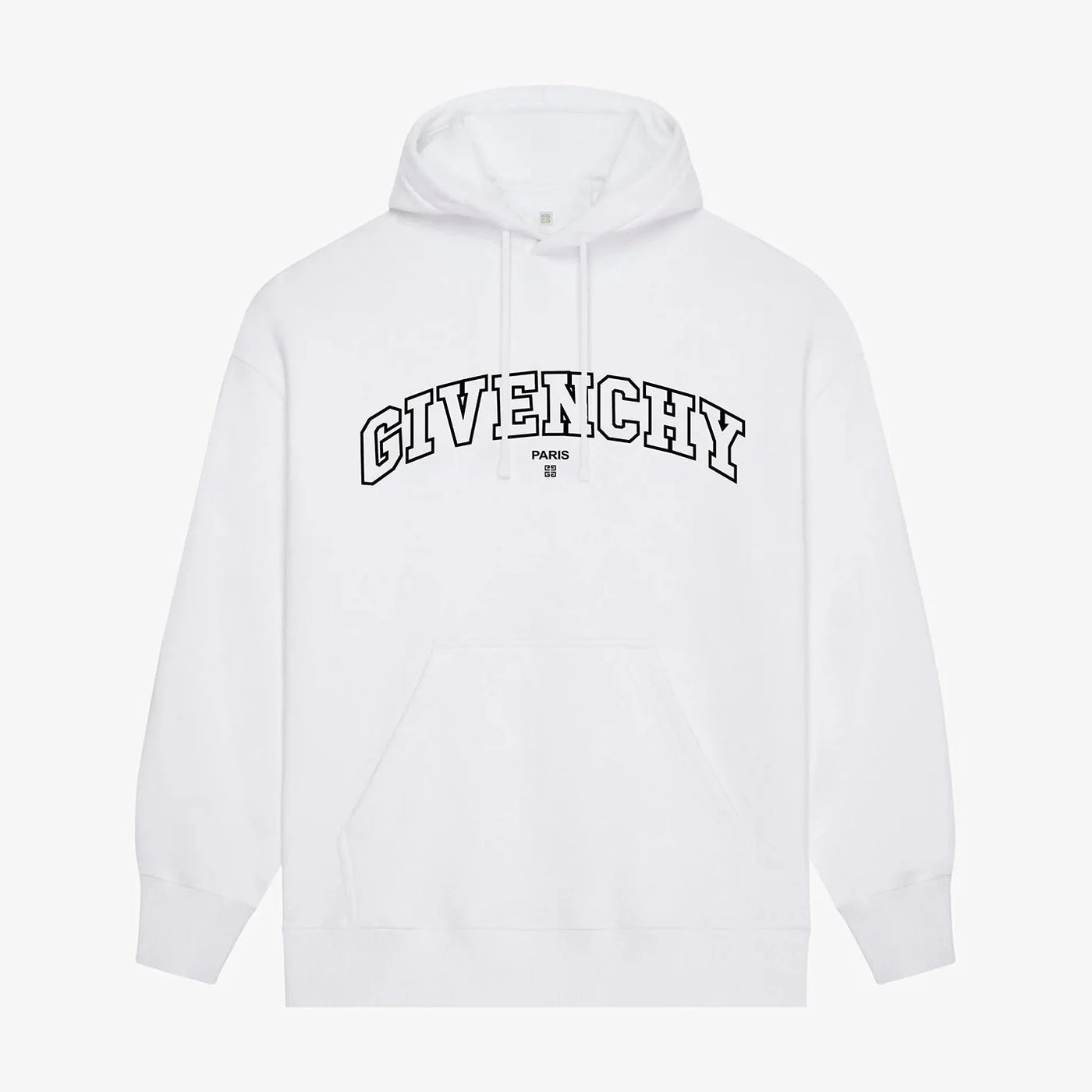 Hollow Classic Print Hoodie