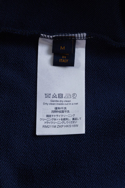 250908 New high-quality letter-embroidered patchwork small boat round-neck sweatshirt