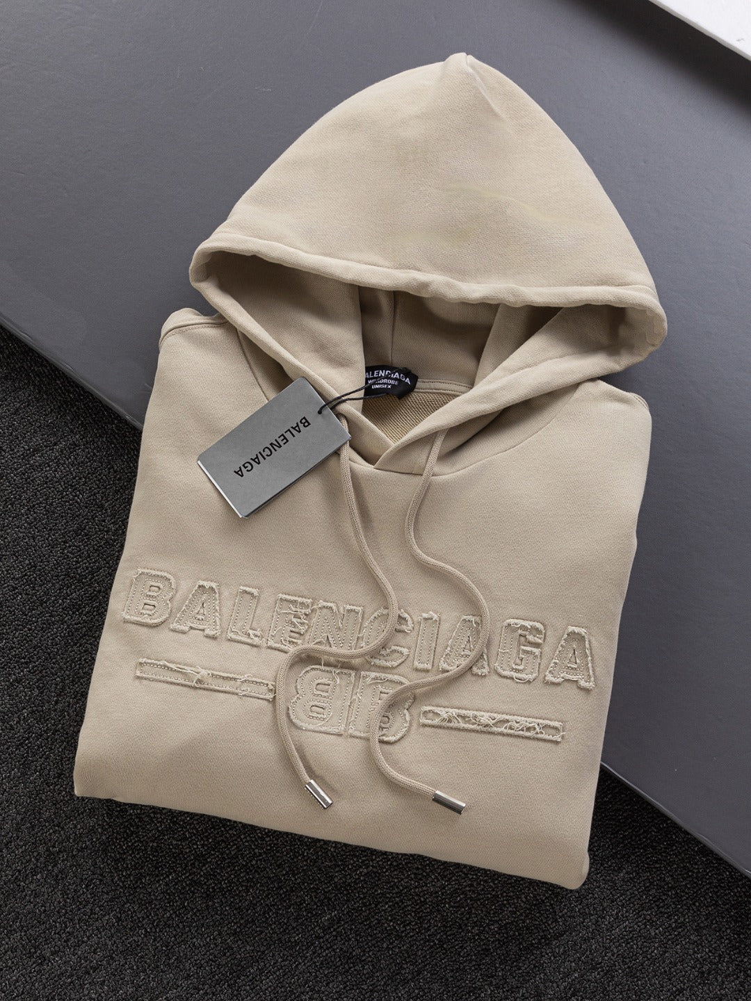 250908 New high-quality patchwork embroidered distressed hoodie