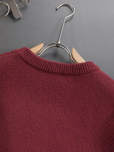 250917 A new high-quality classic icon pullover sweater