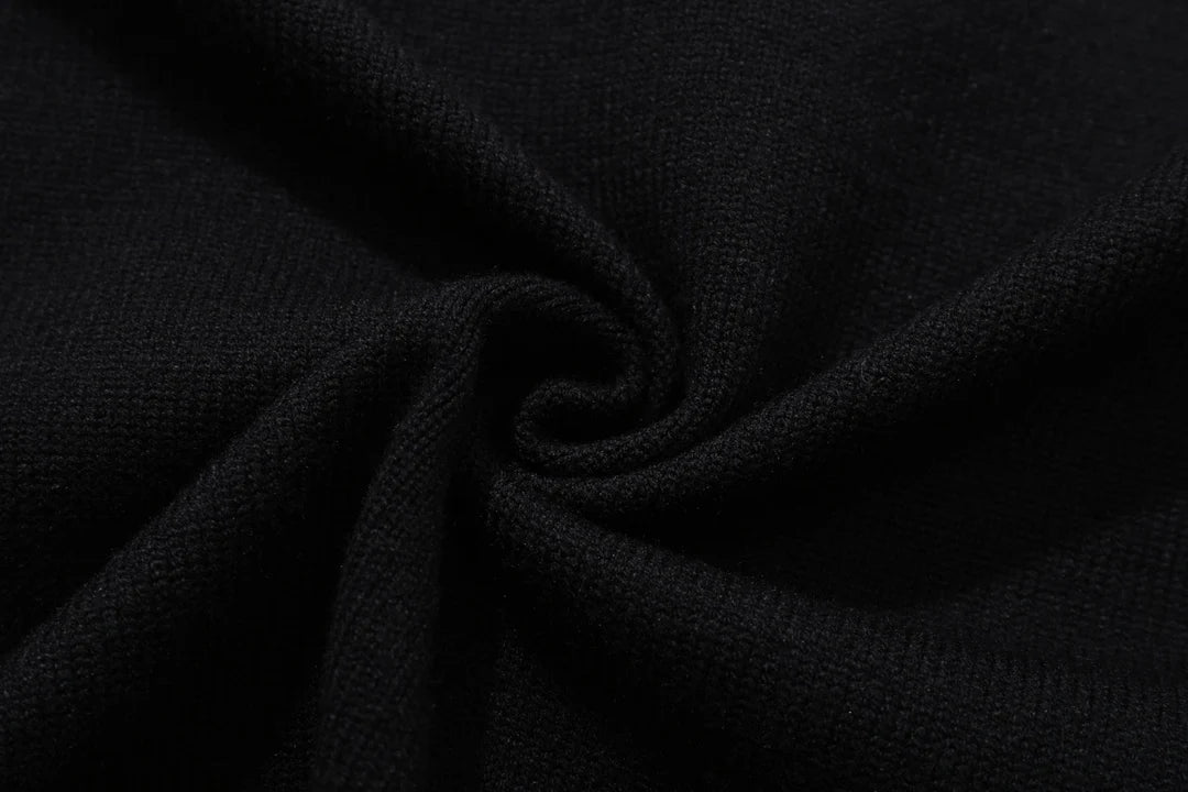 250908 New high-quality towel embroidered jacquard long-sleeved sweater