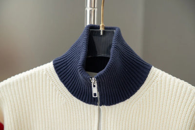 250902 New high-quality letter-covered knitted cardigan sweater