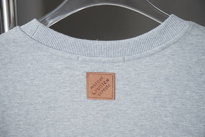 250902 New high-quality fishing embroidered round-neck sweatshirt