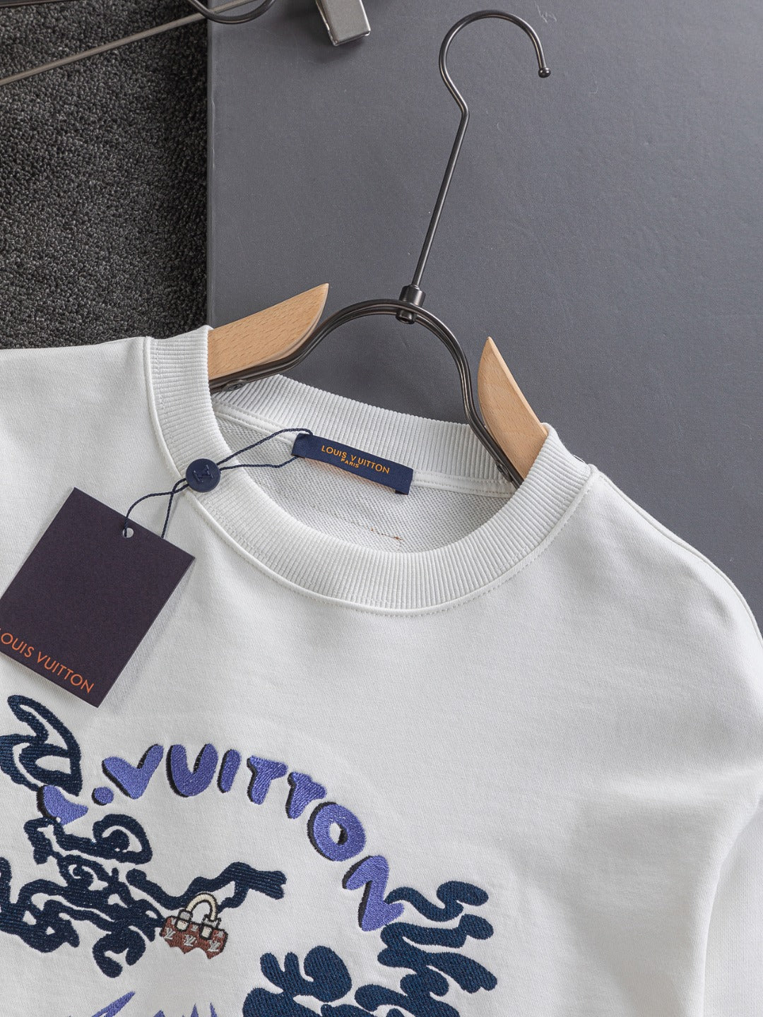 250908 New high-quality embroidered heavy-duty sweatshirt
