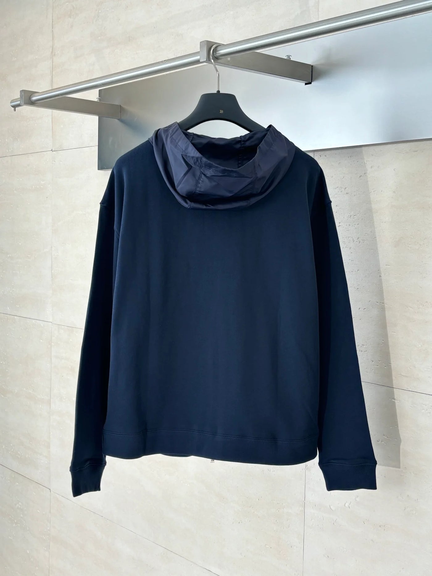 250902 New high-quality patchwork hooded sweatshirt jacket