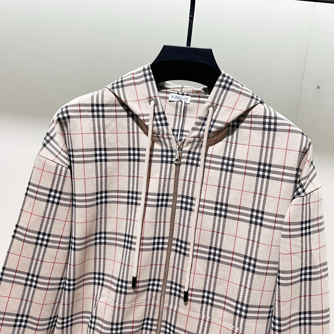 250923 A new high-quality full-print custom checkered casual hoodie