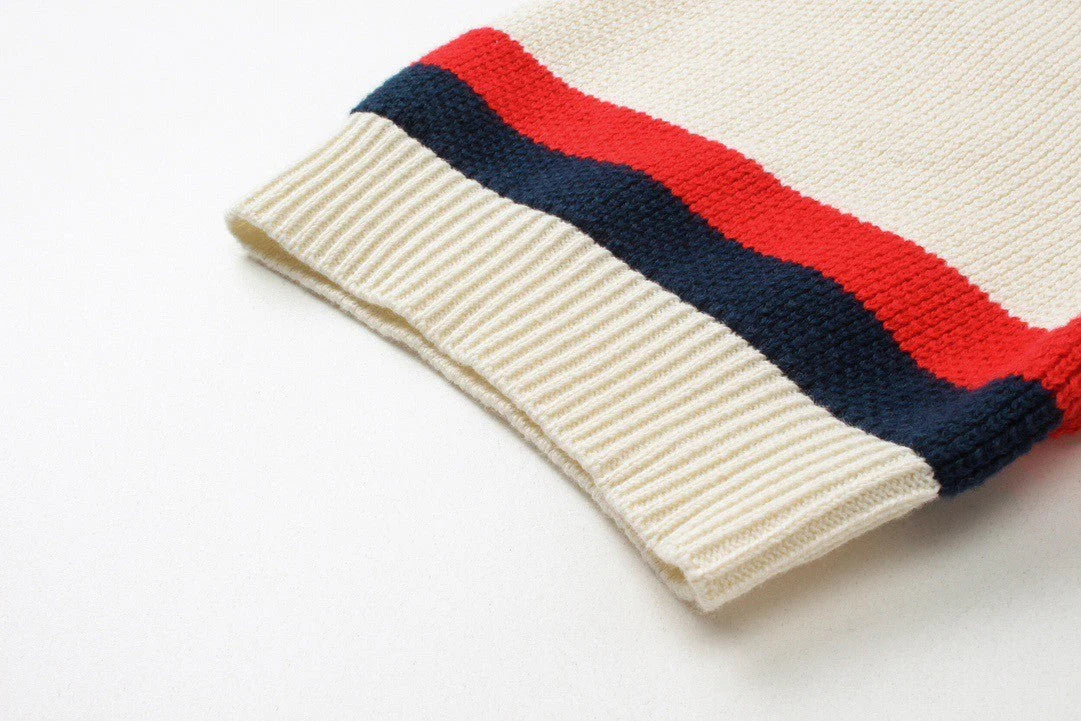 0528 Contrast color polo shirt