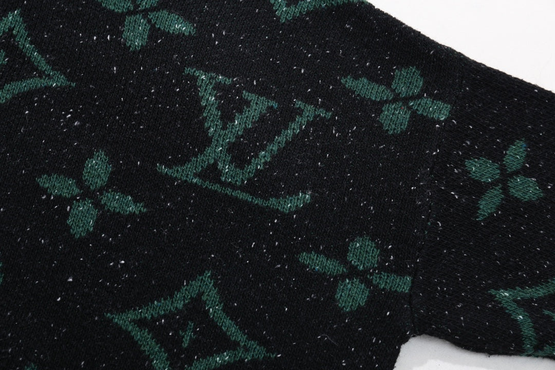 250908 New high-quality jacquard full-print knitted sweater