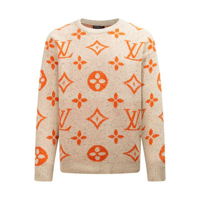 250908 New high-quality jacquard full-print knitted sweater