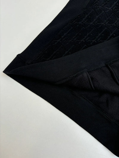250722 New high-quality, fully printed jacquard letter towel cotton hooded sweatshirt