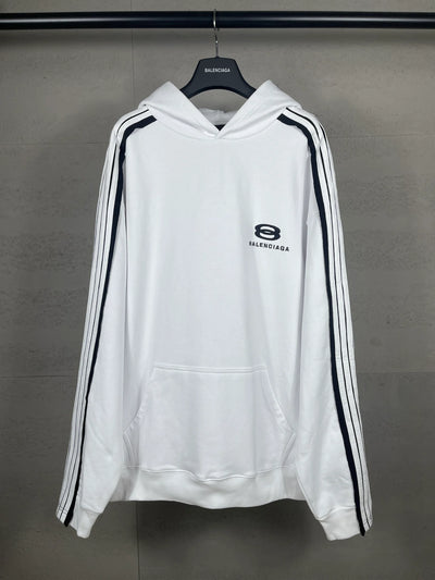250917 New high-quality shoulder-sleeve color-blocked hoodie