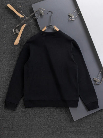 250908 New high-quality three-dimensional red letter eye sweatshirt