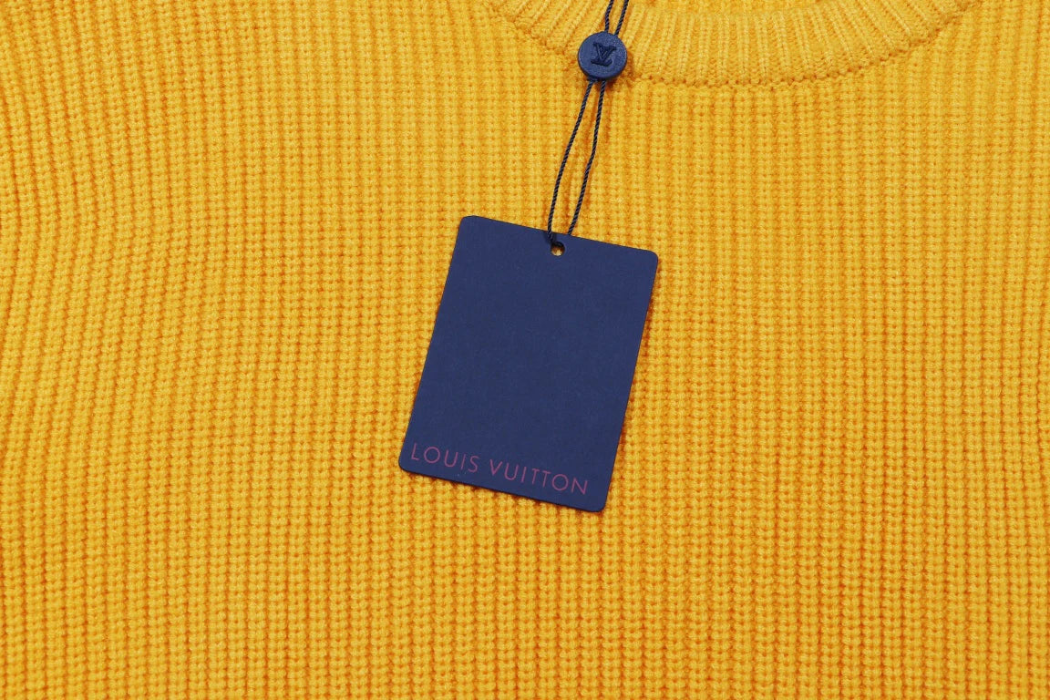 250923 New high-quality patchwork jacquard pullover sweater
