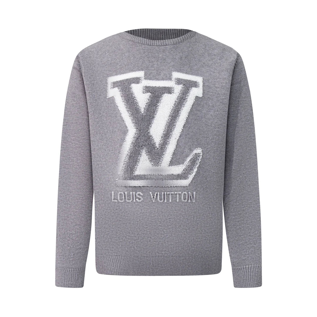 250908 New high-quality towel embroidered jacquard long-sleeved sweater