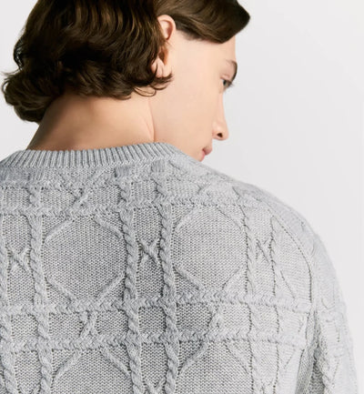 250902 New high-quality wool wicker knitted sweater