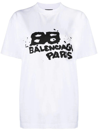 0528 logo print cotton T-shirt