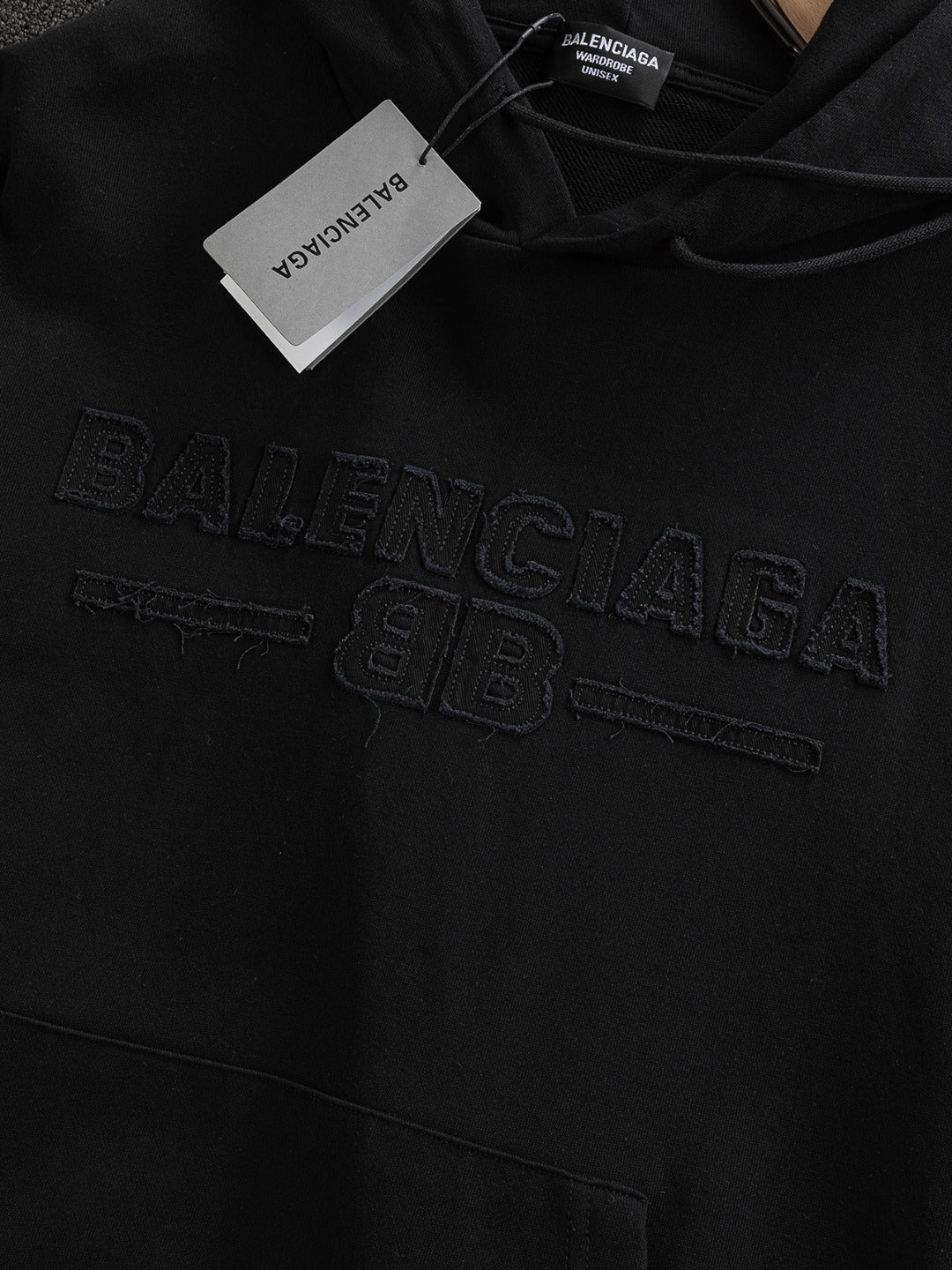 250908 New high-quality patchwork embroidered distressed hoodie