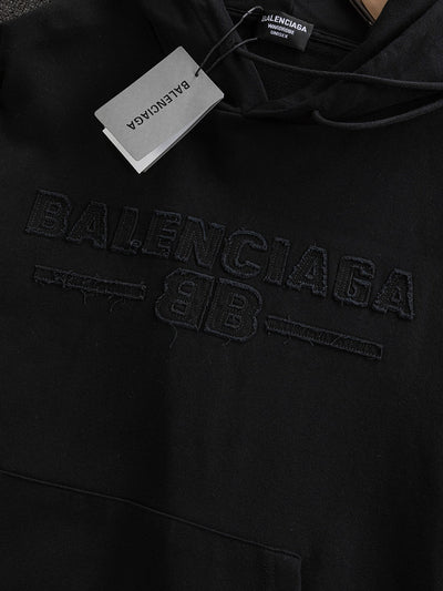 250908 New high-quality patchwork embroidered distressed hoodie