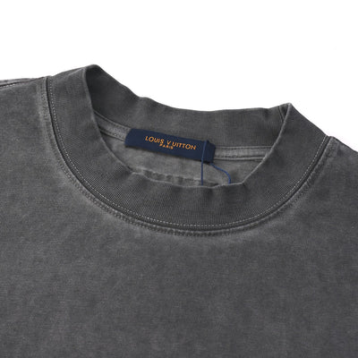 250604 New jacquard embroidery heavy work T-shirt