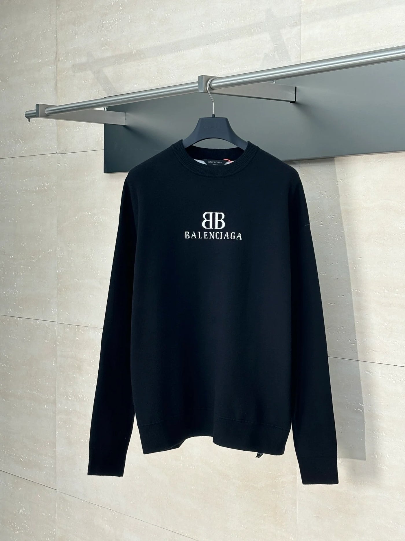 250722 New high-quality wool jacquard knitted pullover round-neck sweater